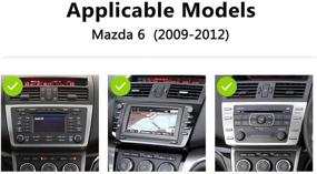 img 3 attached to 🚗 Ultimate Android 10 Car Stereo: Eonon Mazda 6 2009-2012 GA9498B - 9 Inch Touchscreen, GPS Navigation, CarPlay & DSP