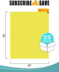 img 3 attached to 🗑️ APQ Pack of 25 Yellow Trash Bags 40x48 - Ultra Thin Polyethylene Liners for Efficient Waste Disposal in Offices, Schools & Kitchens