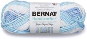 img 1 attached to Пряжа Bernat Handicrafter Cotton Stripes, 1,5 унции, средний вес, 100% хлопок, с полосами тай-дай