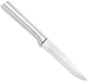 img 4 attached to Нож для стейка с зубчатым лезвием Rada Cutlery: лезвие из нержавеющей стали, рукоятка из алюминия - Сделано в США.