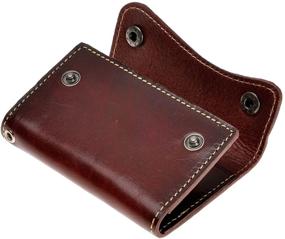 img 2 attached to 💼 ZLYC Genuine Leather Keychain Closure: Stylish Men's Wallet Accessories for Cards & Money Organizers