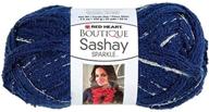 🧶 enhance your knitting projects with coats: yarn red heart boutique sashay sparkle yarn in blueprint logo