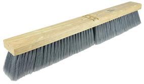 img 2 attached to 🧹 Weiler 44553 24" Block Size Contractor Fine Sweeping Broom - Efficient Hardwood Block Bristles for Effective Cleaning