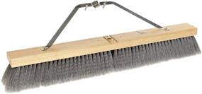 img 4 attached to 🧹 Weiler 44553 24" Block Size Contractor Fine Sweeping Broom - Efficient Hardwood Block Bristles for Effective Cleaning