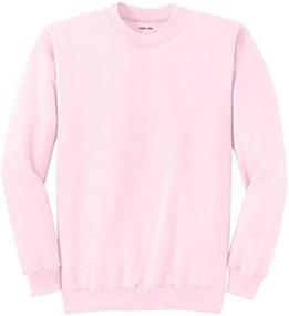 img 2 attached to Soft and Cozy Crewneck Sweatshirts for Adults - Available in 28 Vibrant Colors, Sizes S-4XL