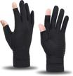 arthritis copper gloves compression swelling logo