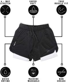 img 1 attached to YoungLA Compression Shorts Breathable Stretchy Sports & Fitness and Australian Rules Football