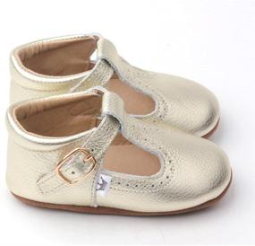 img 1 attached to Stylish and Durable: Liv Leo T Strap Oxford Leather Girls' Shoes – Perfect Blend of Fashion and Comfort