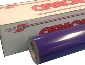 img 1 attached to 🎨 24-inch x 10-foot Glossy Purple Oracal 651 Vinyl Roll for Craft Cutters and Vinyl Sign Cutters