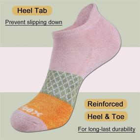 img 3 attached to 🧦 Womens Cushioned Ankle Socks 7-Pack with Tab: Ideal Athletic Running Socks