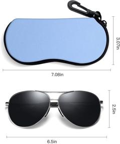 img 3 attached to 🕶️ ZAXMEY Sunglasses Carabiner Neoprene Eyeglass Men's Accessories in Sunglasses & Eyewear Accessories" could be rewritten as "ZAXMEY Neoprene Eyeglass Men's Accessories with Sunglasses Carabiner in Sunglasses & Eyewear Category