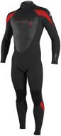 o'neill men's epic xl black/black/red full wetsuit 4/3mm (model 4212is) logo