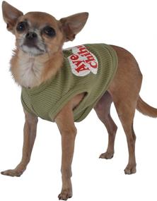 img 3 attached to 🐶 Aye Chihuahua Green Doggie Tank Top: Comfort and Style for Your Canine Companion