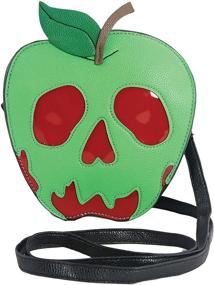 img 3 attached to 🍏 Enchanting Sleepyville Critters Poisoned Apple Crossbody Bag in Green - Vinyl Delight!