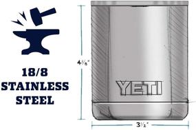 img 3 attached to 🌵 Чаша YETI Rambler 10 унций Lowball, вакуумная изолированная из нержавеющей стали с крышкой MagSlider, цвет Кактусовая Груша