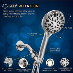 img 1 attached to KDO Handheld Showerhead Settings Pressure