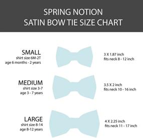 img 1 attached to 🎀 Stylish Spring Notion Christmas Boys' Accessories: Printed Microfiber Bow Ties and More!