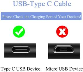 img 3 attached to UL Listed 6.6 Ft Extra Long USB C Cable for Samsung Galaxy Tab S7, S5e, S6 (2019), S3 9.7 (2017), Tab S4 10.5 (2018), Tab A 10.1 (2019), 10.5 (2018), Tab A7 10.5 Tablet - Charger, Charging Cord