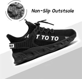 img 1 attached to 👟 Comfortable and Stylish WYGRQBN Non Slip Breathable Lightweight Athletic Girls' Shoes