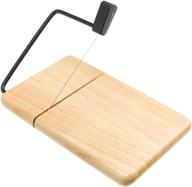 🧀 prodyne thick beechwood cheese slicer: premium quality, 9 ½" x 6" x ⅞ logo