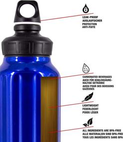 img 2 attached to 💧 Sigg Wide Mouth Traveller Water Bottle: Dark Blue, 1.5-Litre - High-Quality Hydration for On-the-Go