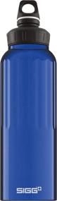 img 4 attached to 💧 Sigg Wide Mouth Traveller Water Bottle: Dark Blue, 1.5-Litre - High-Quality Hydration for On-the-Go