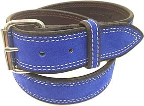 img 3 attached to 💼 Premium Genuine Suede Wide Belt: The Perfect Men's Accessory for Belts