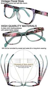 img 2 attached to 👓 Large Women's Reading Glasses MARE AZZURO Reader +0.1 to +3.5 Magnification