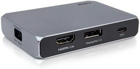 img 4 attached to 🔌 CalDigit 10Gb/s USB-C Gen2 SOHO Dock - HDR, 4K @ 60Hz, HDMI 2.0b, DisplayPort 1.4, 10Gb/s USB-A & USB-C, UHS-II SD/microSD Readers, Bus Power and Passthrough Charging