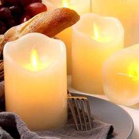 img 2 attached to qinxiang Flameless Candles LED Candles Bundle of 7