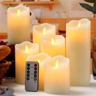 qinxiang flameless candles led candles bundle of 7 логотип