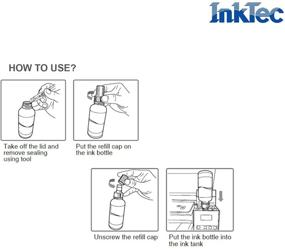 img 1 attached to INKTEC Sublimation Ink 100ML - Epson EcoTank & L Series Printers - CMYK Colors - Ink Refill for Epson ET-2500, ET-2550, ET-4500, ET-4750, ET-14000