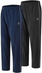 img 4 attached to YIRUIYA Pajamas Bottom Sweatpants Workout Men's Clothing