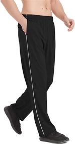 img 3 attached to YIRUIYA Pajamas Bottom Sweatpants Workout Men's Clothing