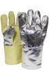 resistant gloves silver yellow thermobest logo