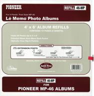 pioneer pocket album 📸 refill 4x6 for mp-46 albums logo