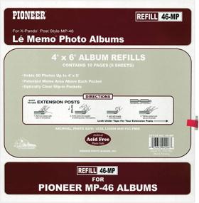 img 1 attached to Pioneer Pocket Album 📸 Refill 4x6 for MP-46 Albums