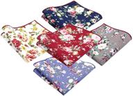 🌸 stylish assorted floral handkerchiefs: perfect costume accessories logo