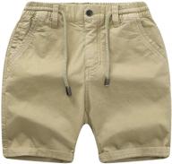 boys' clothing: qlz summer casual beach shorts, perfect for fun in the sun logo