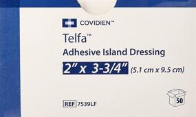 img 2 attached to 💡 Covidien Telfa Island Dressing 2X3-3/4 Bx/50 Latex-Free: Superior Wound Care Solution