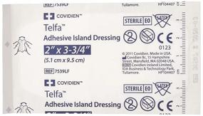 img 3 attached to 💡 Covidien Telfa Island Dressing 2X3-3/4 Bx/50 Latex-Free: Superior Wound Care Solution