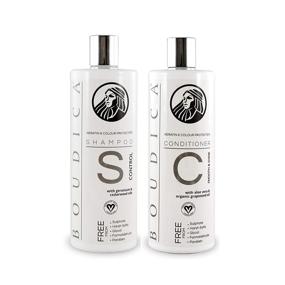 img 4 attached to 🌟 Boudica Control Shampoo & Smooth & Shine Conditioner - Sulfate Free, Color & Keratin Friendly - Large Bottles: The Ultimate Hair Care Combo