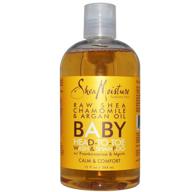 shea moisture baby head to toe wash: raw shea chamomile argan oil - 13 fl oz / 384ml: benefits and usage explained logo