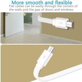 img 3 attached to 🔌 Convenient 2-Pack 10FT USB Power Extension Cable for Wyze Cam, YI Home Camera, Nest-Cam Indoor, and more!