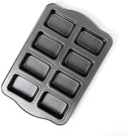 non stick baking carbon bakeware 8 cavity logo