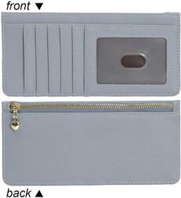 img 3 attached to Women's Wallet with Credit Card Holder, Receipt Organizer - Handbags & Wallets