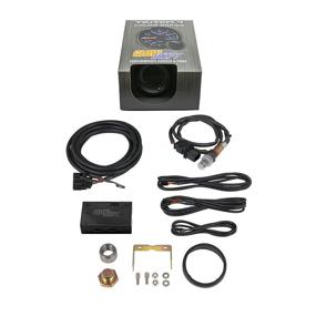 img 1 attached to GlowShift Tinted 7 Color Digital Wideband Air / Fuel Ratio AFR Gauge Kit - Enhanced Performance Monitoring with Oxygen Sensor & Data Logging – Smoked Lens- Multi-Color LED Display - 2-1/16" 52mm