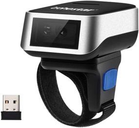 img 4 attached to 📟 Trohestar Bluetooth Barcode Scanner – Mini CCD Wireless Ring Barcode Scanner, Portable 1D Bar Code Reader for Inventory, Compatible with Windows, iOS, Android, Linux, Mac OS