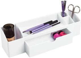 img 3 attached to White Med+ Storage Box Organizer - Ideal for Thermometers, Medical Supplies, Makeup, and Cotton Balls