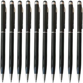 img 4 attached to ✍️ 10 Pack Stylus Pens for Touch Screens - Universal 2-in-1 Stylus Ballpoint Pen for iPad, iPhone, Samsung, Kindle, & More